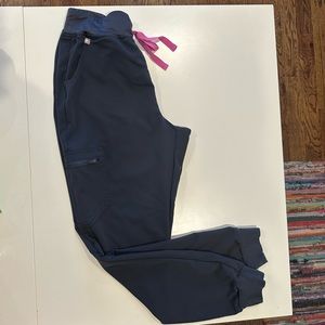 Figs Tall High Waisted Zamora 2.0 Scrubs Pants - Night Sky, Medium Tall